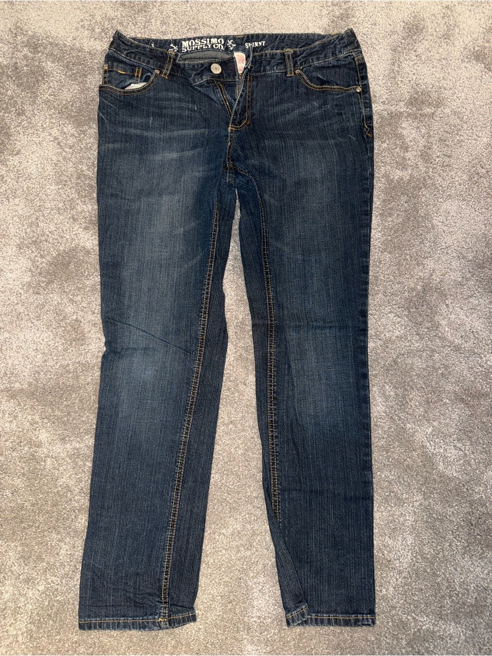 Mossimo Supply Co. Dark Blue Skinny Jeans